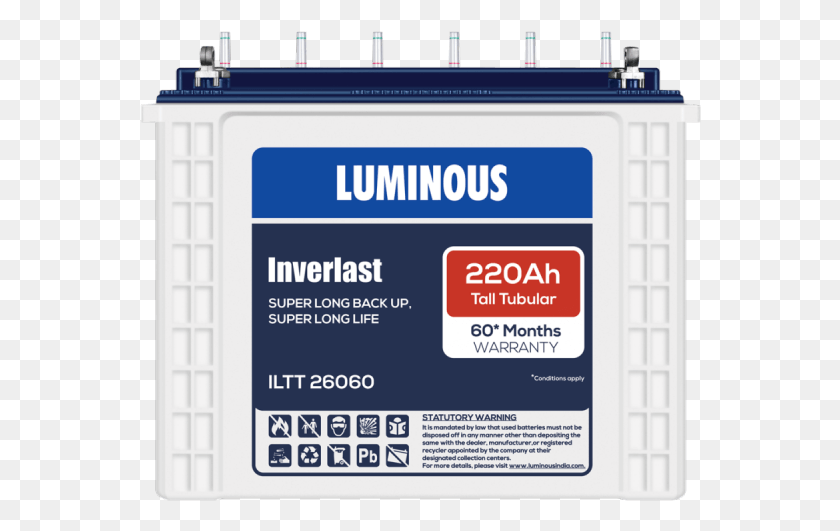 562x471 Iltt 26060 Inverter Battery Luminous Battery 200ah Price, Word, Label, Text HD PNG Download