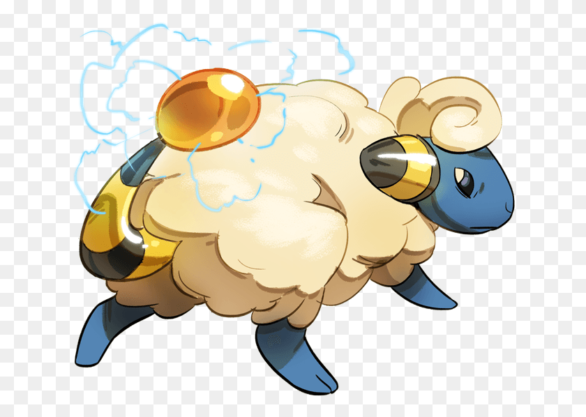 636x538 Im Happy With This One Mareep Cartoon, Animal, Invertebrate, Insect HD PNG Download