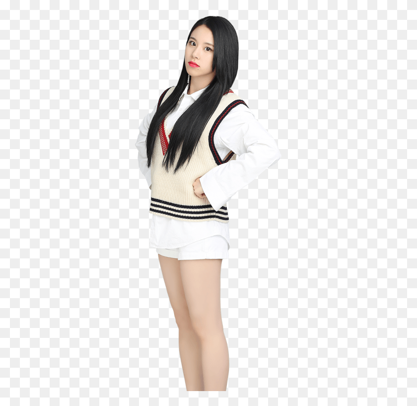 297x757 Im Nayeon Dahyun Hirai Momo Hani Tofu Linda One Twice Go Go Fightin Chaeyoung, Costume, Clothing, Apparel HD PNG Download