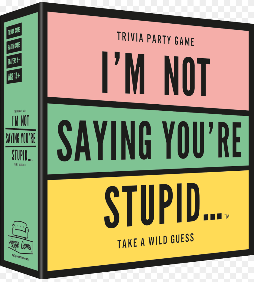 Im Not Saying Youre Stupid Poster, Advertisement, Scoreboard, Box Transparent PNG