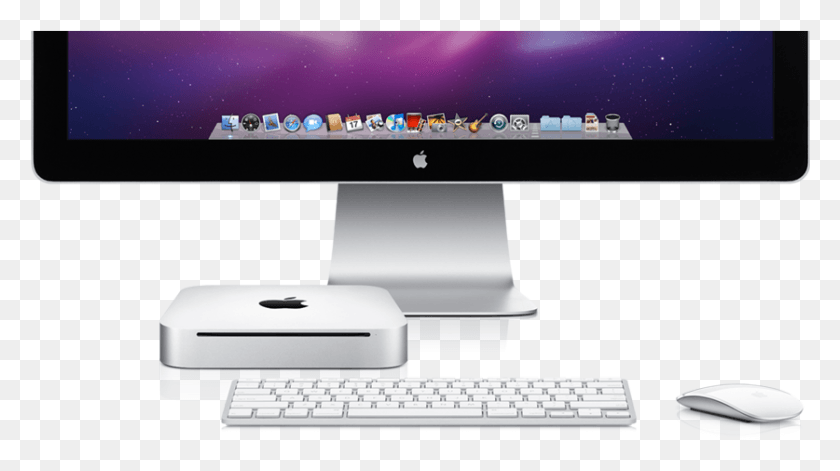 837x442 Imac Keyboard Mac Mini 2010, Computer, Electronics, Pc HD PNG Download