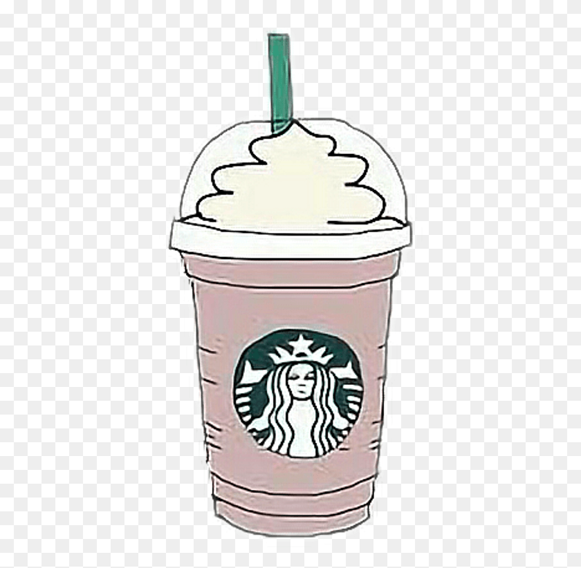 383x762 Image 1024 X Cute Tumblr Starbucks, Shaker, Bottle, Cup HD PNG Download