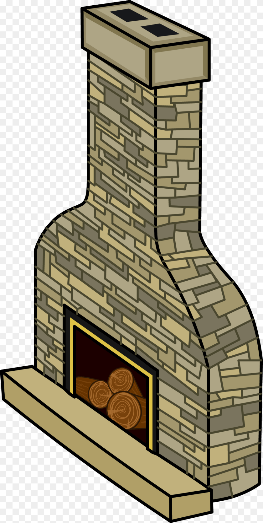 1190x2360 Image, Brick, Fireplace, Hearth, Indoors Clipart PNG