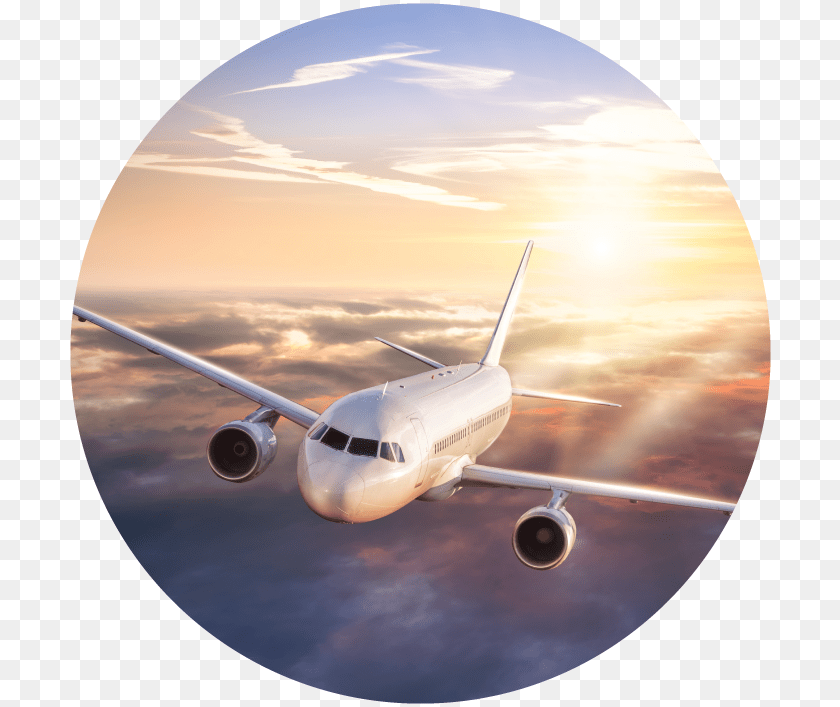 707x707 Image, Aircraft, Airliner, Airplane, Flight Sticker PNG