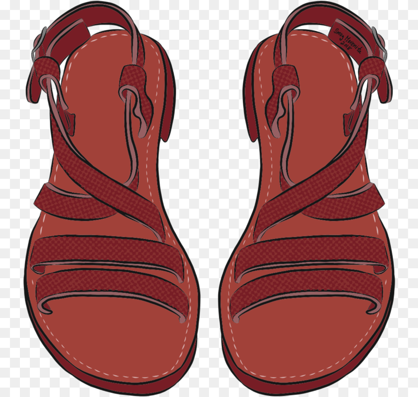 750x799 Image, Clothing, Footwear, Sandal, Flip-flop Sticker PNG