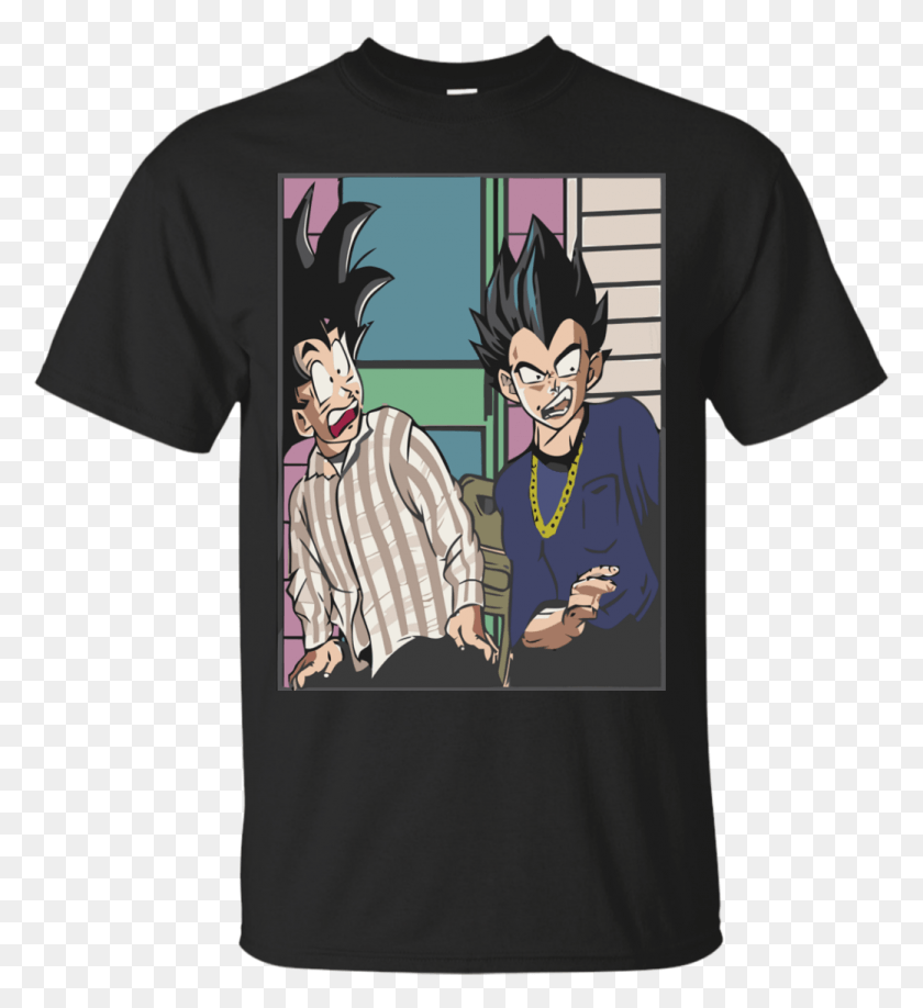 1039x1143 Image 638px Goku And Vegeta Shirt Friday The Movie My Husband Meeting You Was Fate, Clothing, Apparel, T-shirt HD PNG Download