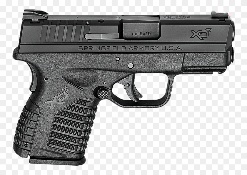 1801x1238 9 Мм Springfield Xds, Пистолет, Оружие, Вооружение Hd Png Скачать