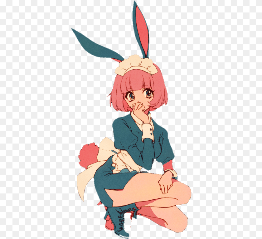 388x766 About Anime In Editing Queen Bunny Anime Girl, Book, Comics, Publication, Baby Clipart PNG