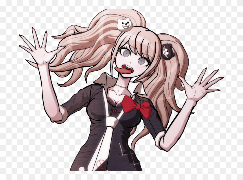 711x561 Image About Danganronpa In I Might Be A Little Obsessed Junko Enoshima V3 Sprites, Manga, Comics, Book HD PNG Download