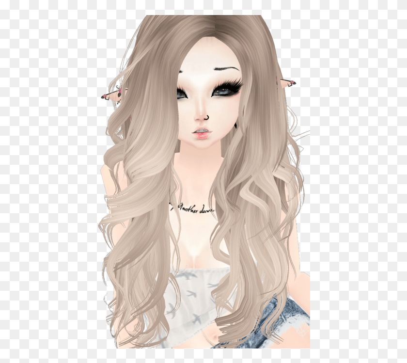 440x689 Image About In Imvu By Nanda On Girl, Doll, Toy, Hair HD PNG Download