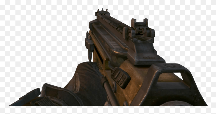 1263x624 Png Изображение - Ak74U, Call Of Duty, Пистолет, Оружие Hd Png.