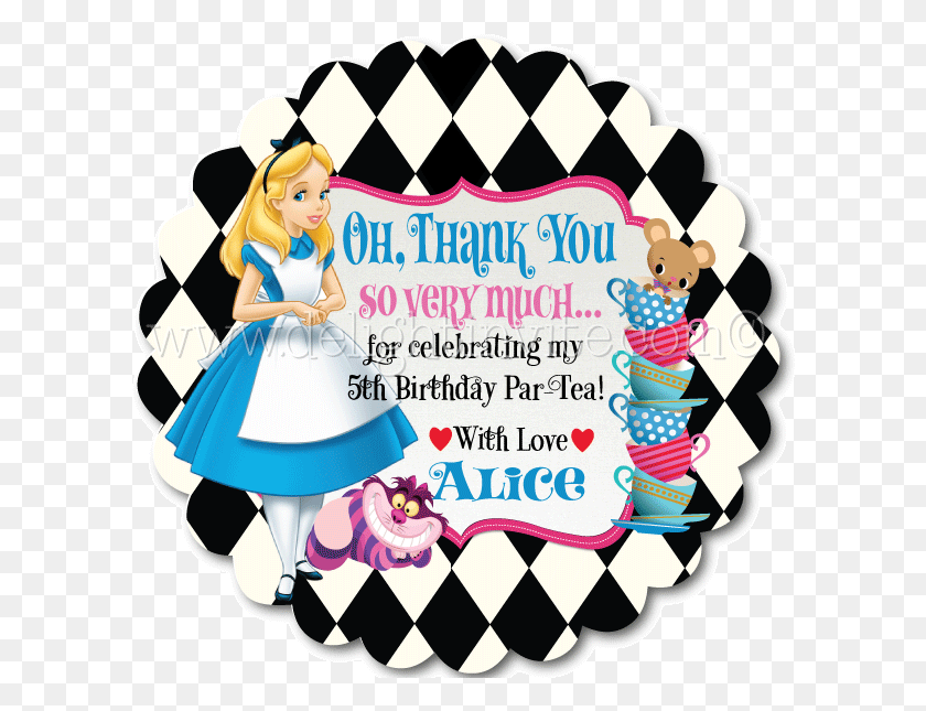 602x585 Image Alice In Wonderland At Getdrawings Com Alice In Wonderland Cat, Poster, Advertisement, Birthday Cake HD PNG Download