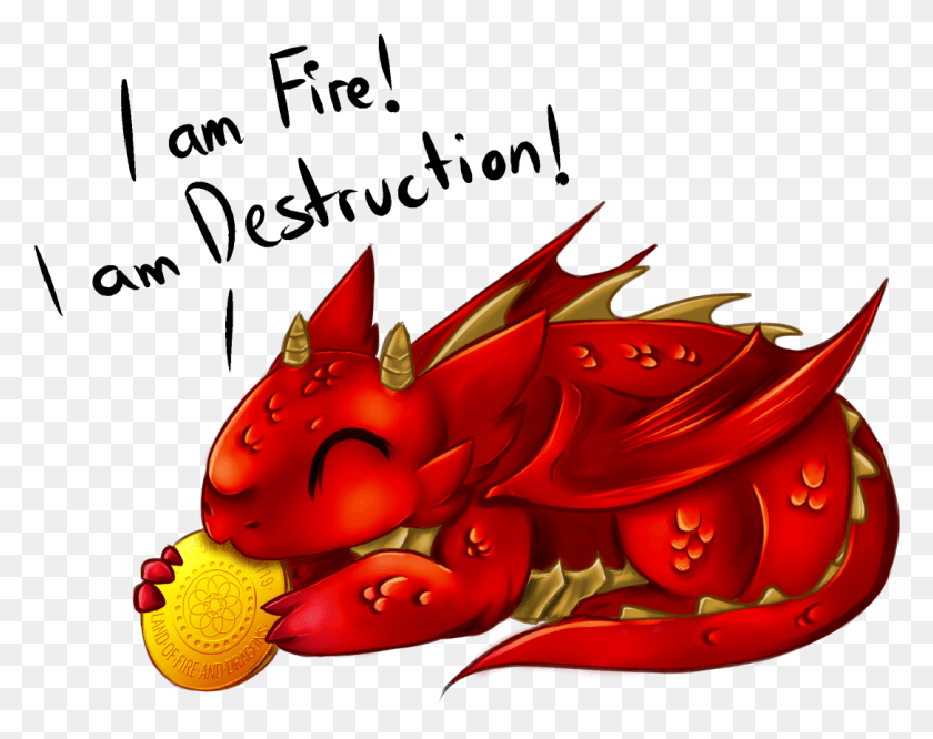1086x844 Image Am Fire I Am Destruction, Dragon HD PNG Download