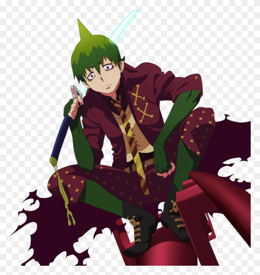 862x917 Image Amaimon From Blue Exorcist, Manga, Comics, Book HD PNG Download