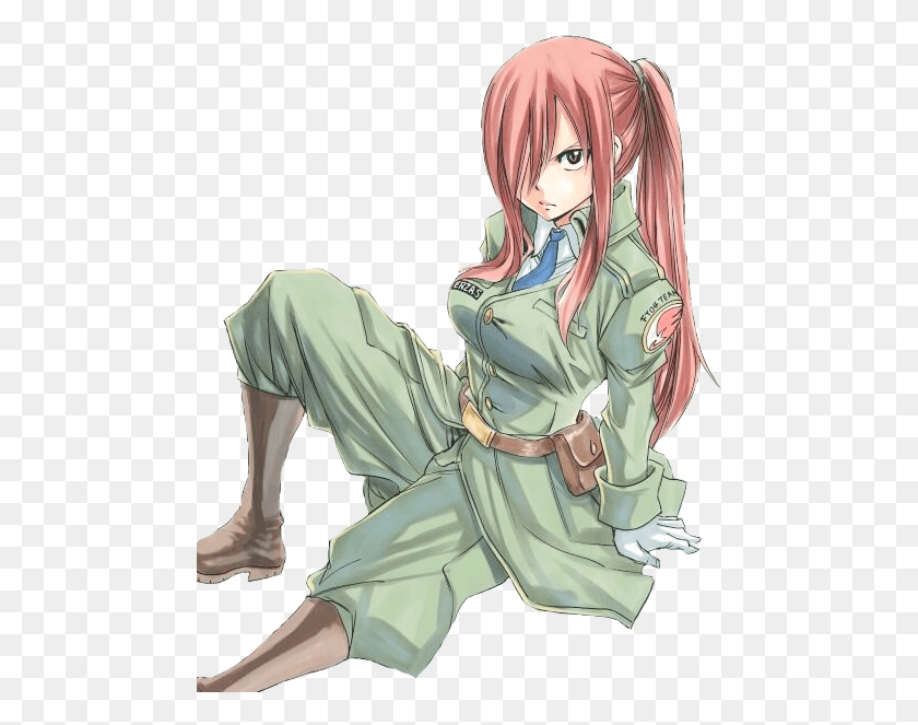 482x603 Image Anime Erza Scarlet, Person, Human, Sport HD PNG Download