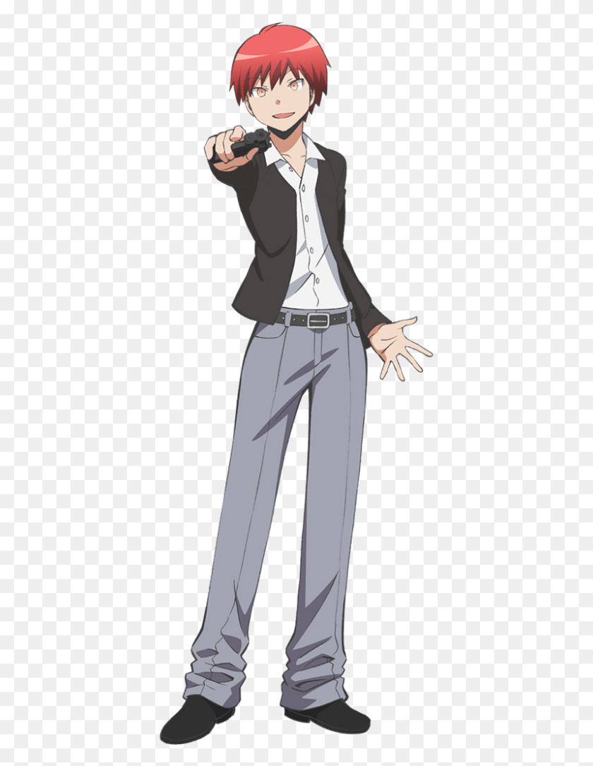 389x1025 Image Assassination Classroom Wiki Transparentpng Karma Akabane As A Boyfriend, Clothing, Sleeve, Long Sleeve HD PNG Download