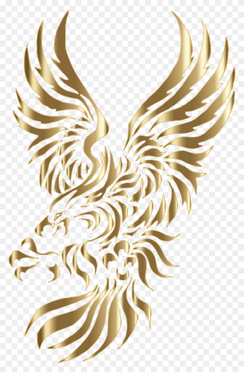 1498x2342 Image Bald Eagle Tattoo Tribal, Bird, Animal, Dragon HD PNG Download