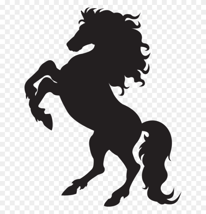 640x815 Image Black And White Clip Art Of A Fresian Horse Vector, Clothing, Apparel, Sleeve HD PNG Download