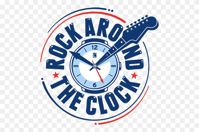 501x498 Image Black And White Logo Rock Around The Clock, Analog Clock, Clock Tower, Tower HD PNG Download