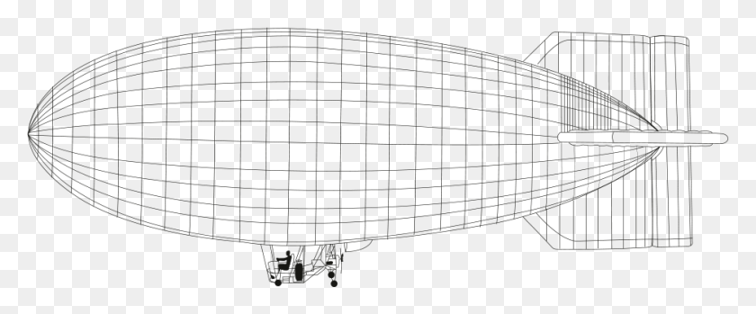 941x349 Image Blimp, Solar Panels, Electrical Device HD PNG Download