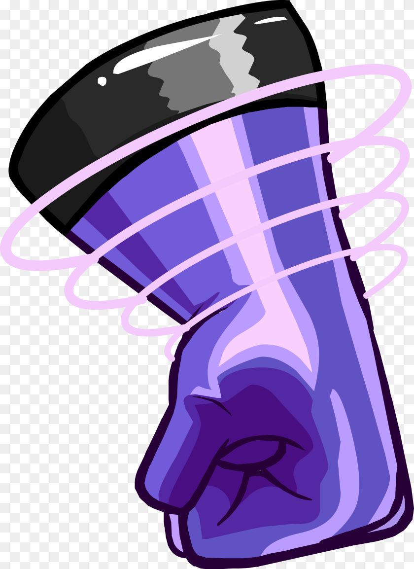 3015x4142 Image Brainwave Clothing Icon Club Penguin Super Hero Luvas, Purple, Lighting, Light PNG