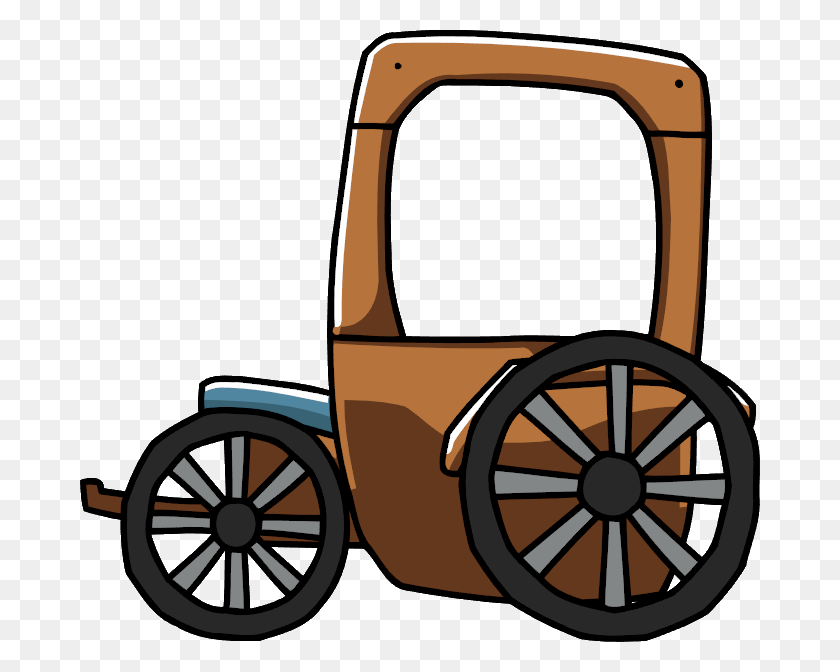 680x612 Image Carriage Scribblenauts Wiki Fandom Powered Horse Cart, Vehicle, Transportation, Tricycle HD PNG Download