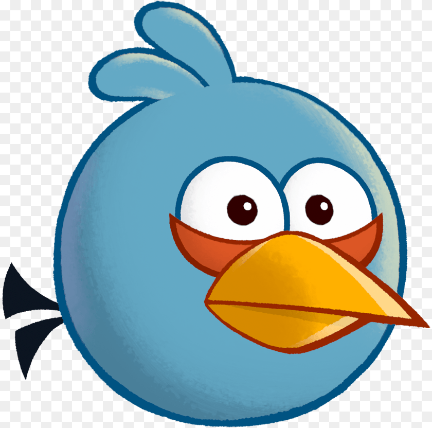 Image Cartoon Angry Birds Blues, Animal, Bird Transparent PNG