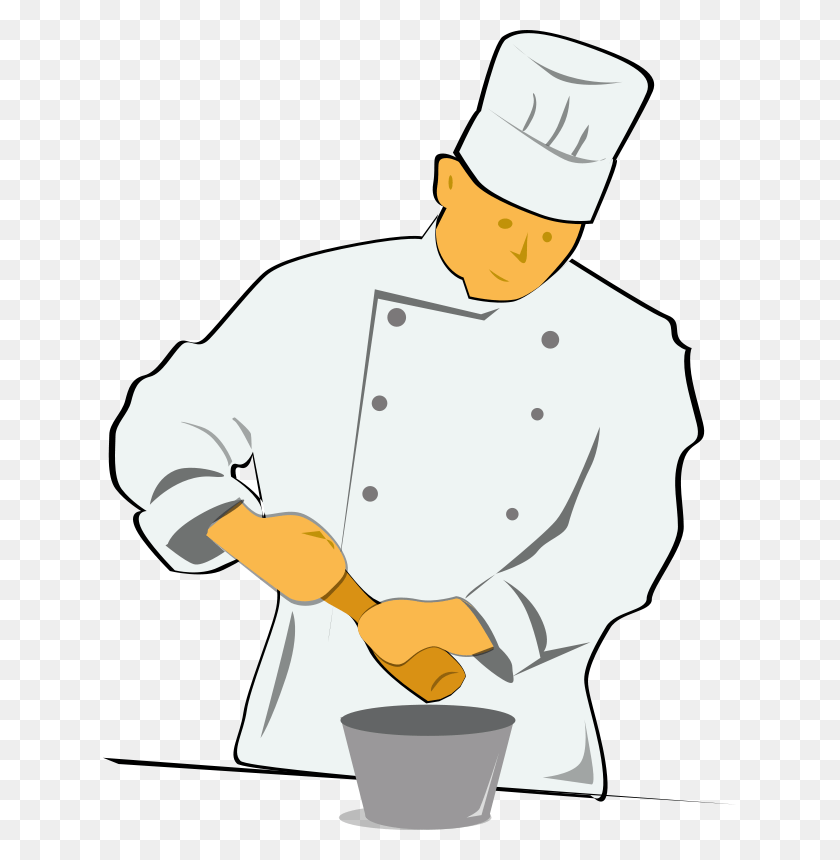 634x800 Image Chef Clip Art, Person, Human HD PNG Download