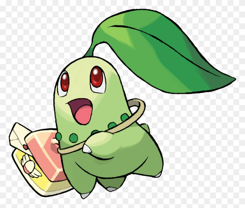 1034x866 Image Chikorita Red And Rescue Teams Pokemon Mystery Dungeon Red Rescue Team Chikorita, Plant, Food, Fruit HD PNG Download