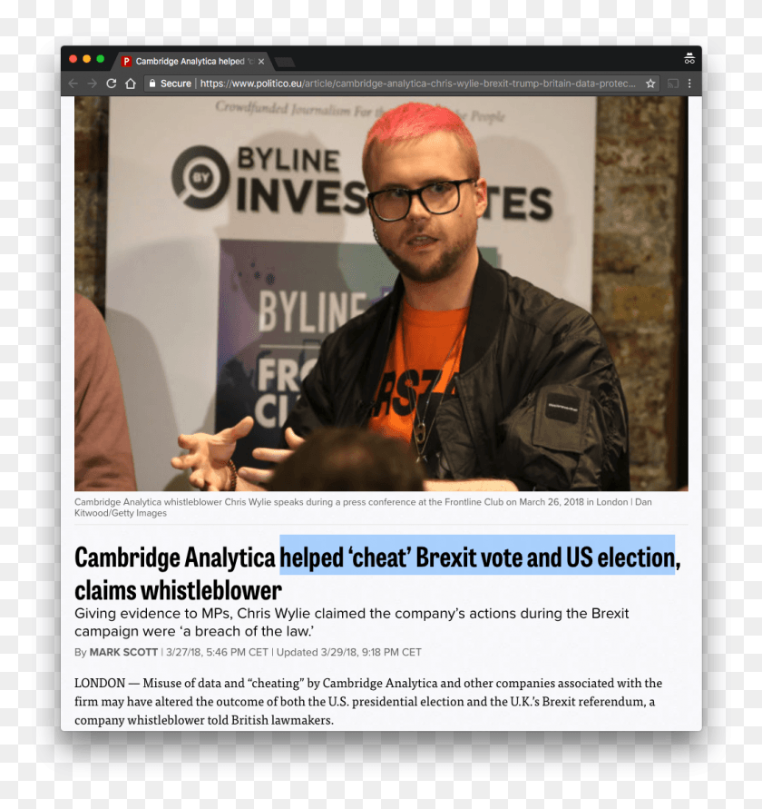 1034x1102 Image Christopher Wylie, Person, Human, Text HD PNG Download