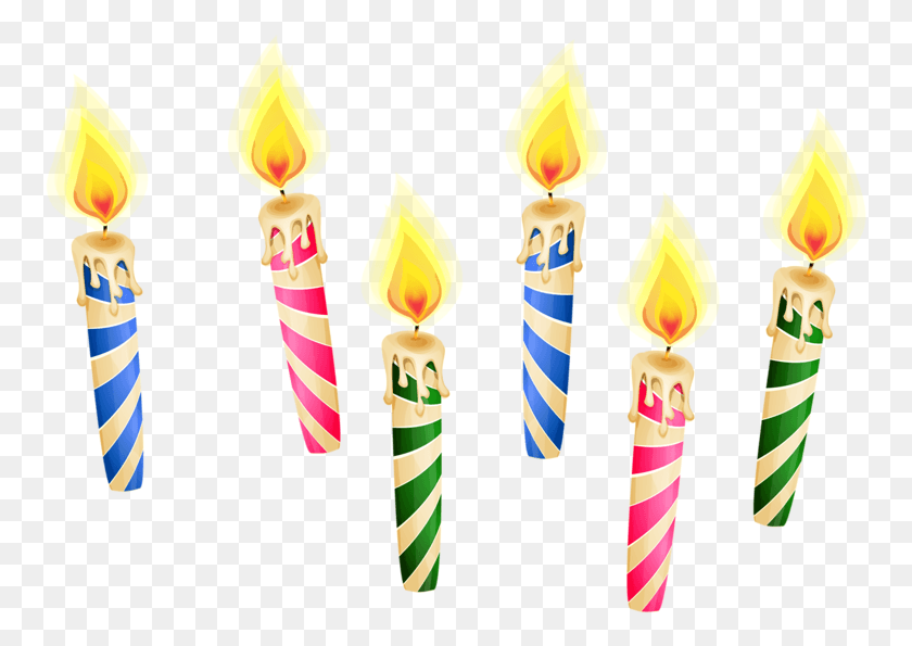 757x535 Image Clipart Birthday Candles Happy Birthday Clip Birthday, Candle, Light, Fire HD PNG Download