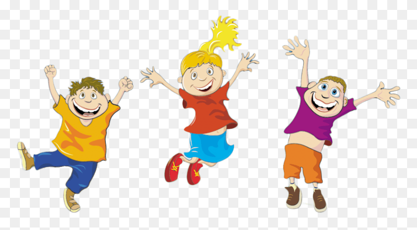 819x426 Image Clipart Happy Kids, Graphics, Person HD PNG Download