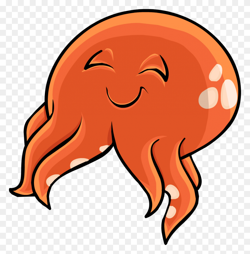 1122x1138 Image Club Penguin Squid Hat, Animal, Mammal, Wildlife HD PNG Download