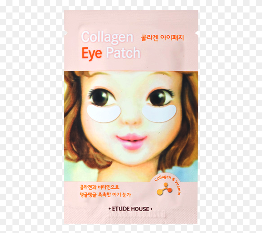432x686 Image Collagen Eye Patch Etude House, Face, Person, Human HD PNG Download