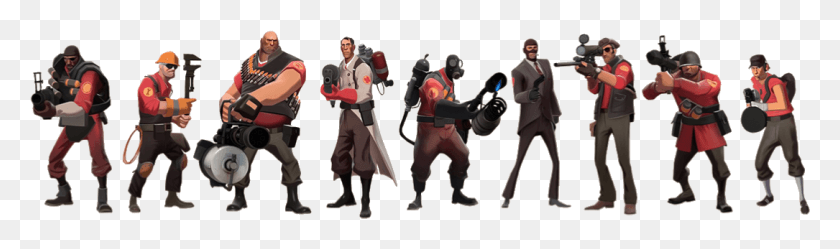 1085x263 Image Courtesy Of Wall Team Fortress 2 Classes, Person, Human, Duel HD PNG Download