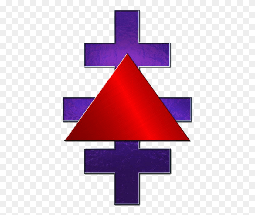 431x647 Image Cross, Symbol, Triangle HD PNG Download