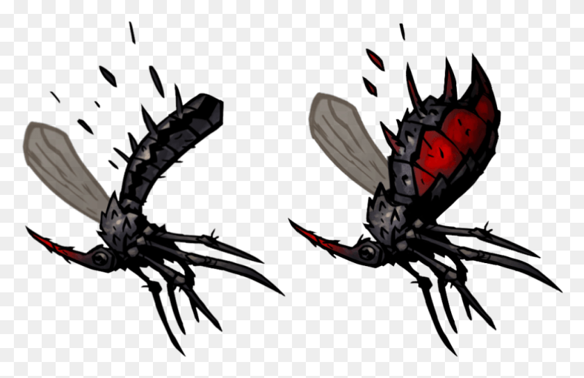 969x601 Imagen Png El Mosquito De La Corte Crimson Darkest Dungeon, Invertebrado, Animal, Insecto Hd Png