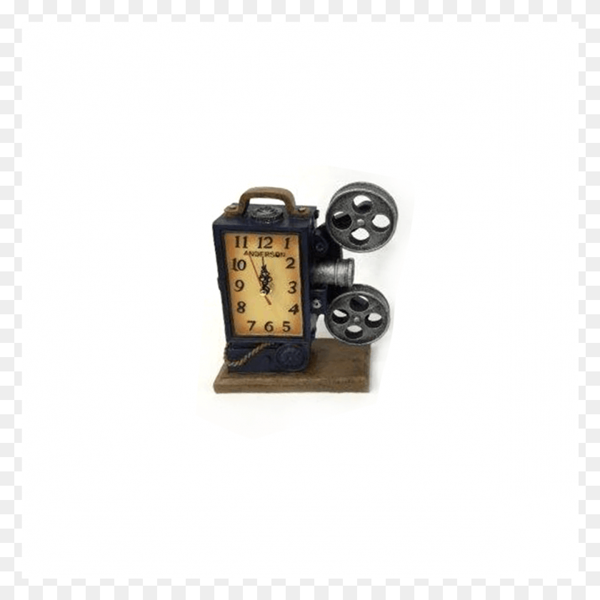 1201x1201 Image Decorative Table Clock Camera Old Film Alarm Clock, Wristwatch, Analog Clock, Wall Clock HD PNG Download
