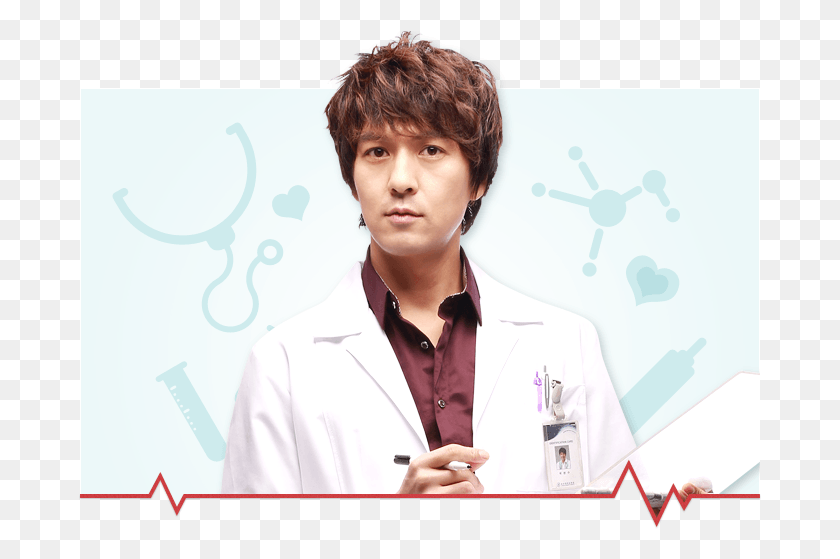 683x499 Image Din Vin Phim Oan Gia Phng Cp Cu, Clothing, Apparel, Lab Coat HD PNG Download