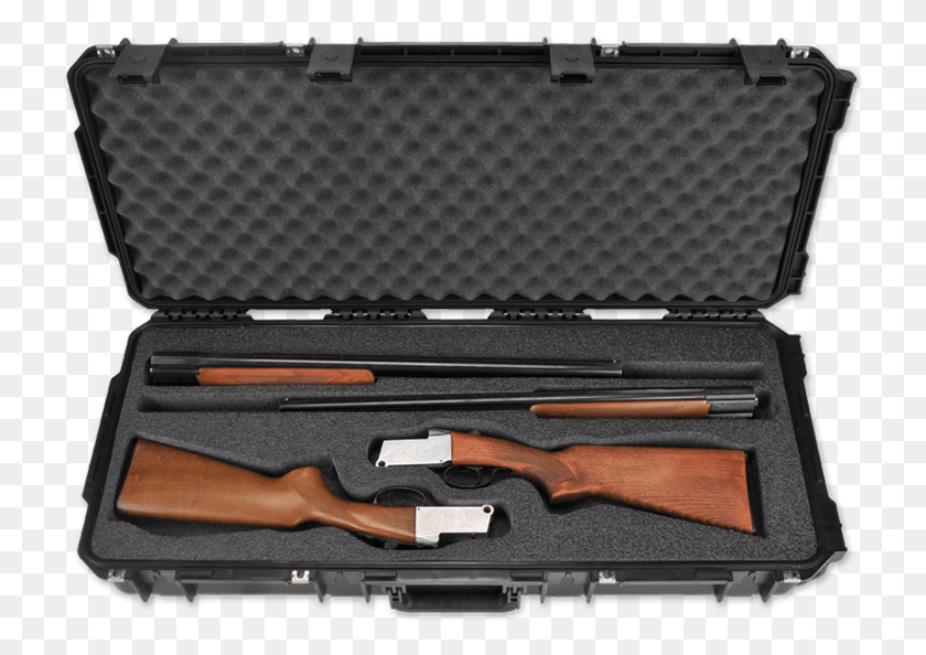 730x534 Image Double Shotgun Breakdown Case, Weapon, Weaponry, Gun HD PNG Download