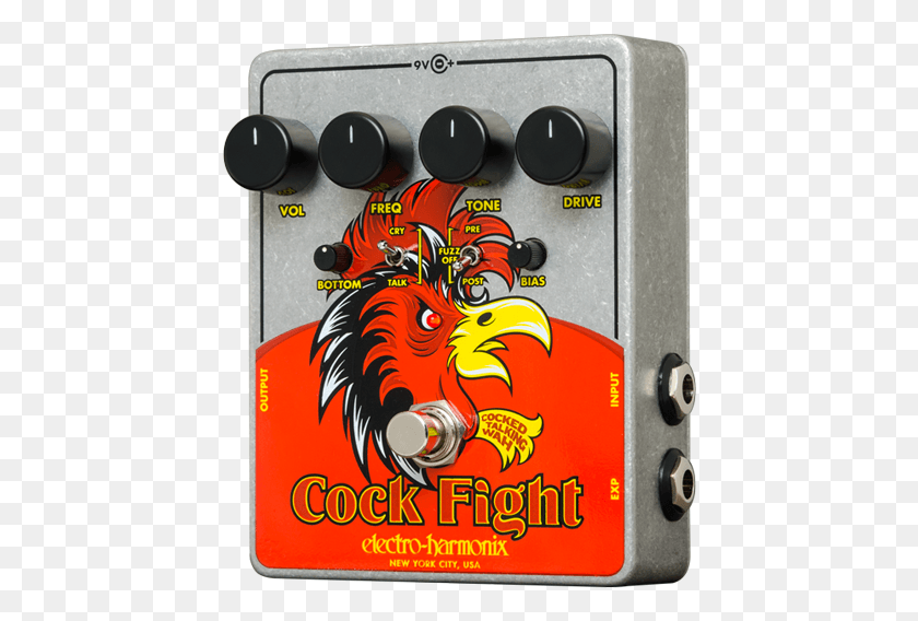 434x508 Image Electro Harmonix Cock Fight, Label, Text, Electronics HD PNG Download