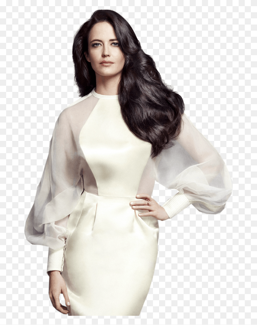 685x1001 Image Eva Green L Oreal, Clothing, Apparel, Costume HD PNG Download