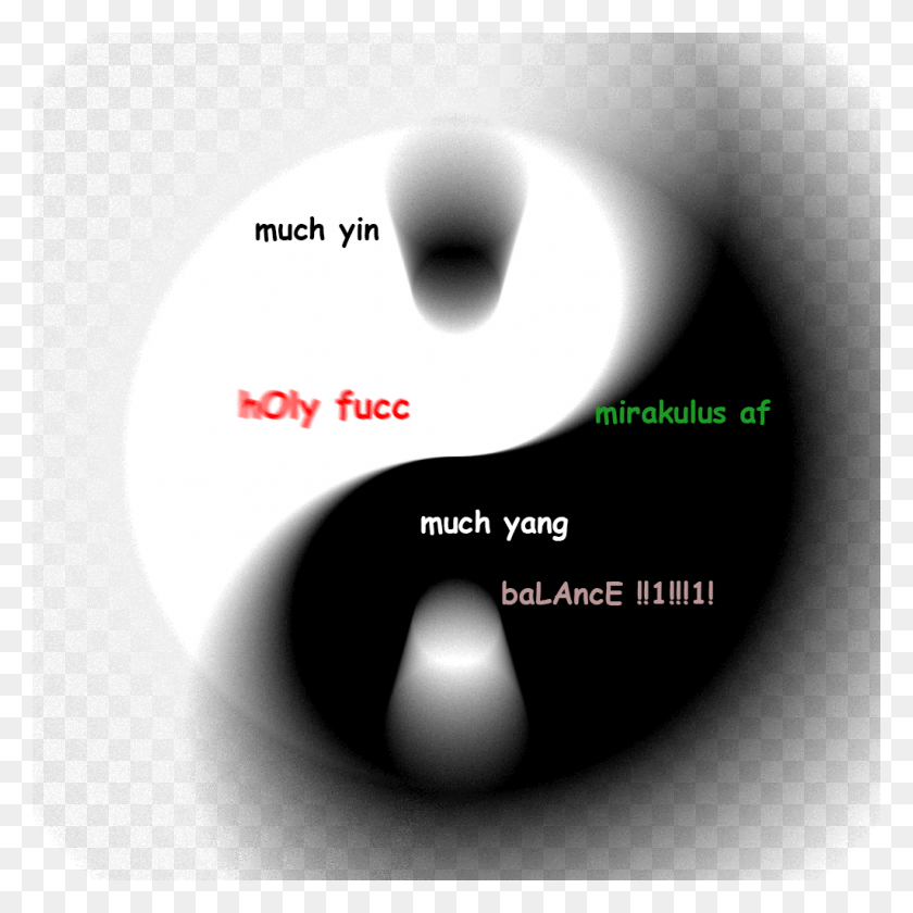 1024x1024 Image Fanart Yin Yang Miraculous Ladybug, Astronomy, Outer Space, Universe HD PNG Download