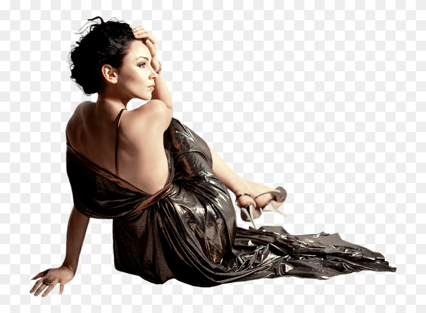727x556 Image Femme Femme, Person, Clothing, Evening Dress HD PNG Download