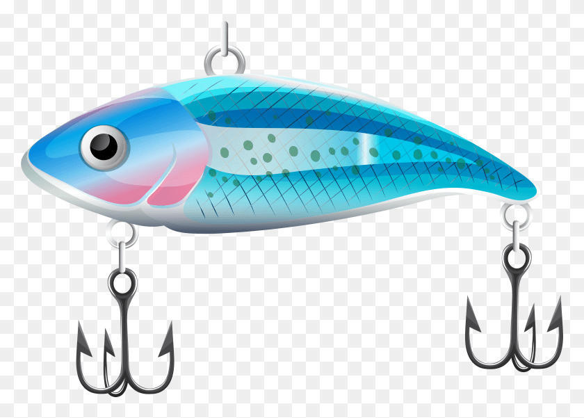 7911x5497 Image Fishing Blue Clip Art Best Web Fishing Lure Clip Art, Fishing Lure, Bait HD PNG Download
