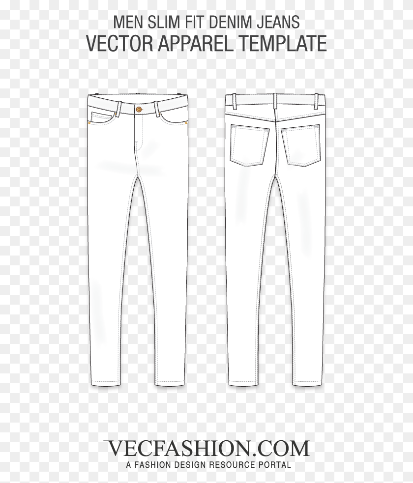 501x923 Image Flat Drawing Denim Jacket Bob39s Stores, Fork, Cutlery, Spoon HD PNG Download