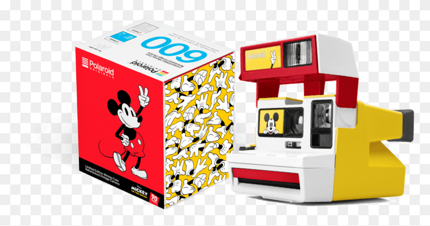 PNG изображение для активности Джорджа Вайса III в Linkedin под названием Polaroid De Mickey Mouse, машина, игрушка, киоск HD PNG скачать