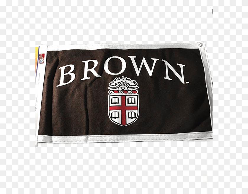 600x600 Image For Pennant 12x24 Flock Brown University, Text, Clothing, Apparel HD PNG Download