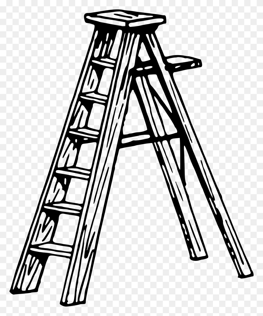 1969x2398 Image Free Ladder Clipart Black And White Ladder Clip Art Black And White, Gray, World Of Warcraft HD PNG Download