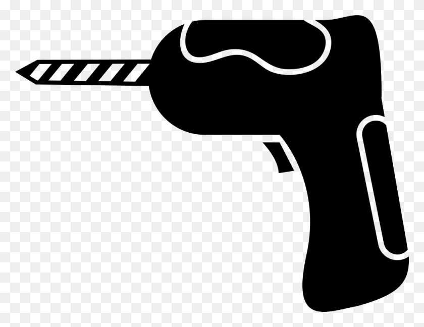 980x740 Image Free Library Power Drill Svg Icon Free Perceuse, Appliance, Blow Dryer, Dryer HD PNG Download
